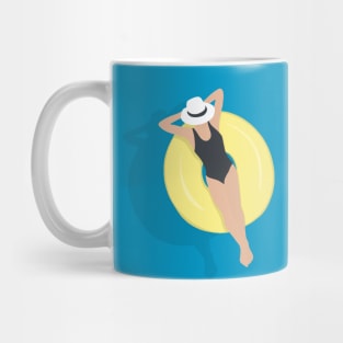 Lady in the pool Mug